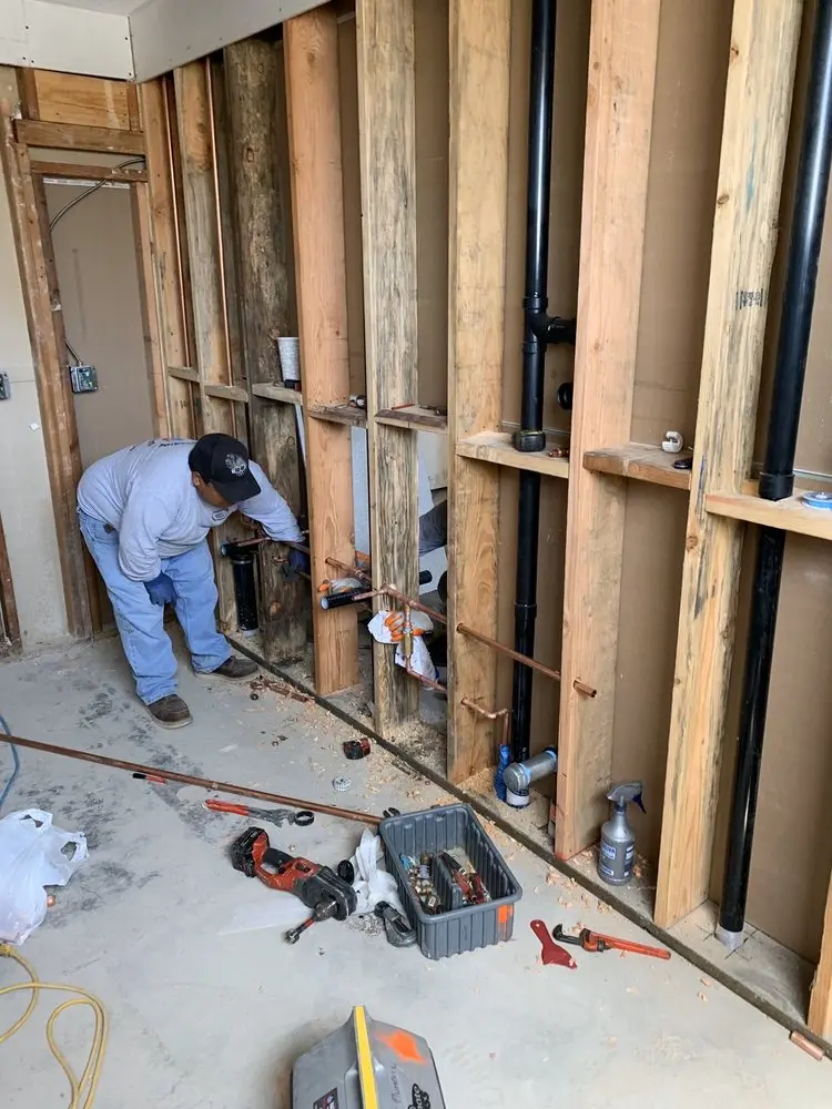 Commercial rough-in plumbing for Gas Line Repair in Rappahannock Academy